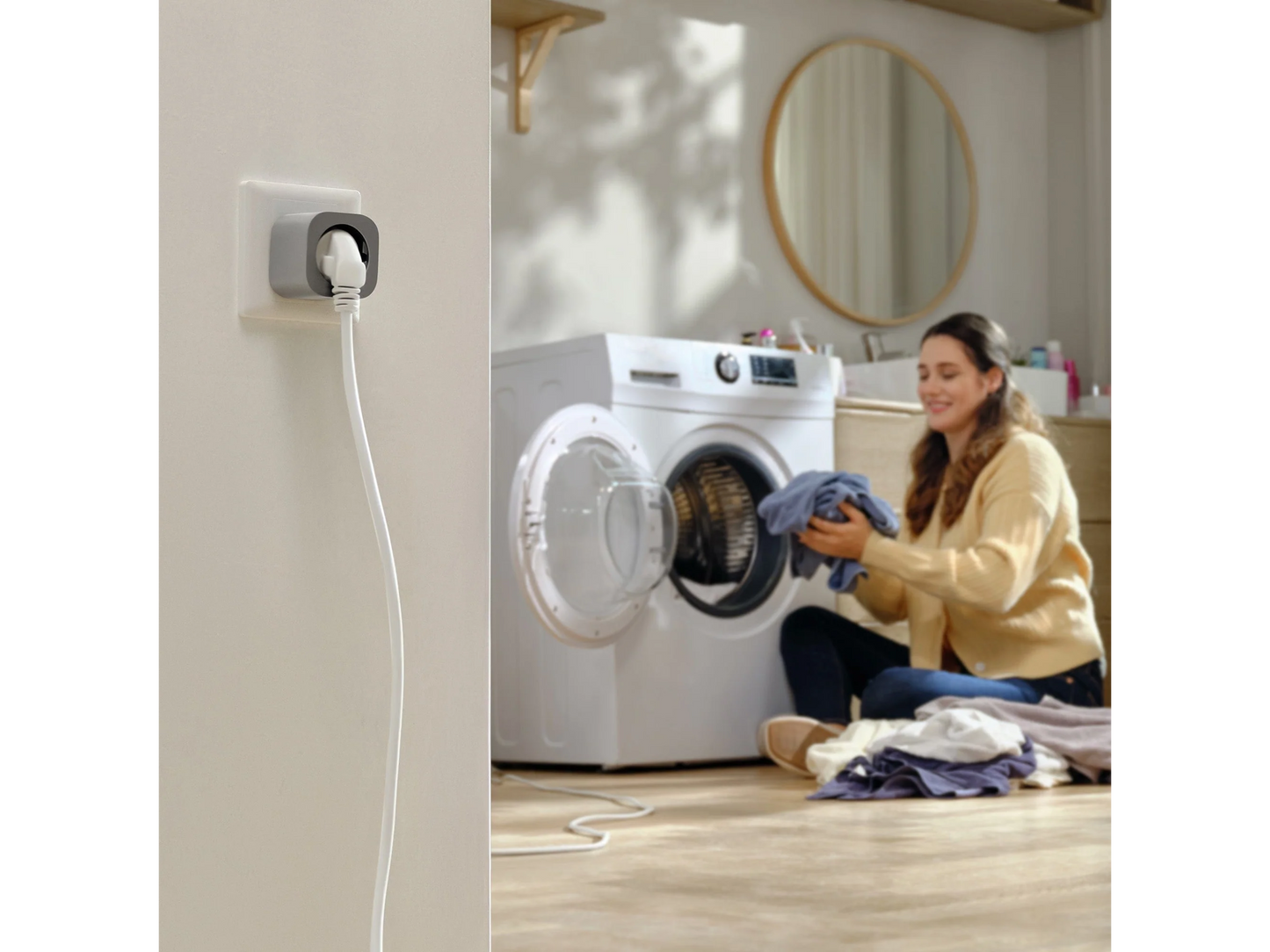 EcoFlow Smartplug, intelligente Steckdose zur Steuerung und Überwachung von Energieverbrauch in Echtzeit.