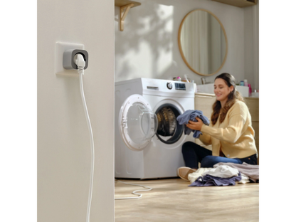 EcoFlow Smartplug, intelligente Steckdose zur Steuerung und Überwachung von Energieverbrauch in Echtzeit.